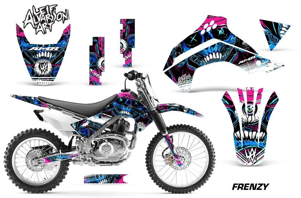 Graphic Stickers Decals for Kawasaki KLX140 (2008–2019)
