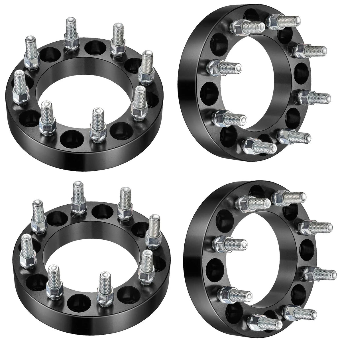 Wheel Spacers 4PCS 1.5 in 8x6.5 for Ram 2500 3500 & F-250 F-350 (9/16)