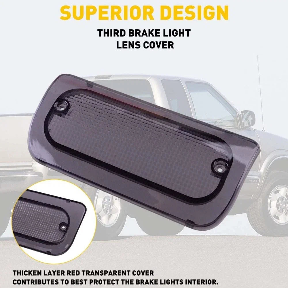 Third Brake Light Cover for Chevy S-10 GMC Sonoma (1994–2004) Smoke
