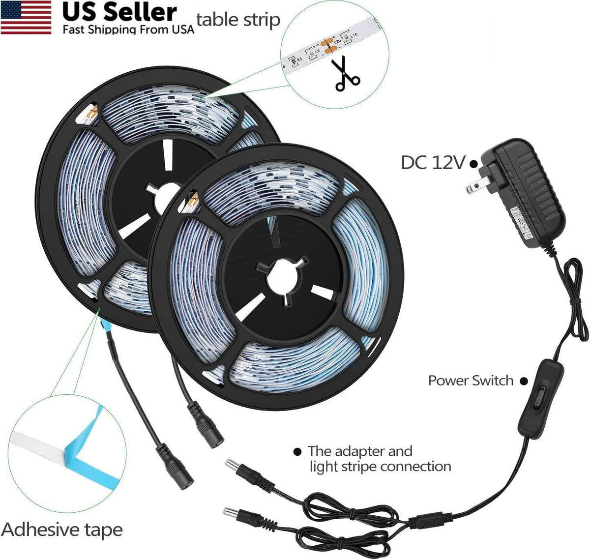 33ft LED UV Black Light Strip Kit for CLY (Pack of 1)