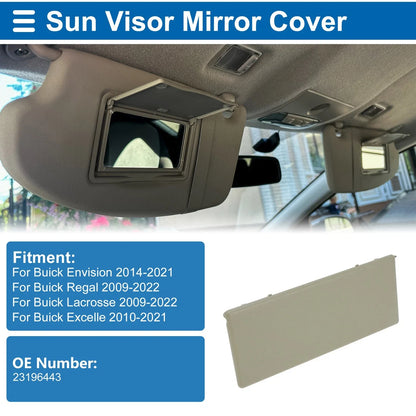 Sun Visor Mirror Cover for Buick Envision (2014–2021) No. 23196443 Beige