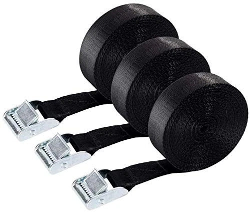 3X 1" x 3.3ft Cargo Tie Down Straps for Universal Use (No Specific Years)