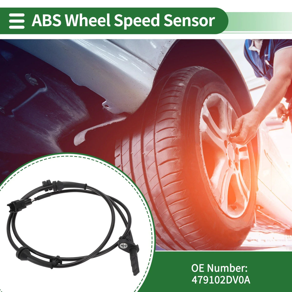 ABS Wheel Speed Sensor No. 479102DV0A for Nissan Sylphy II (2005–2012)