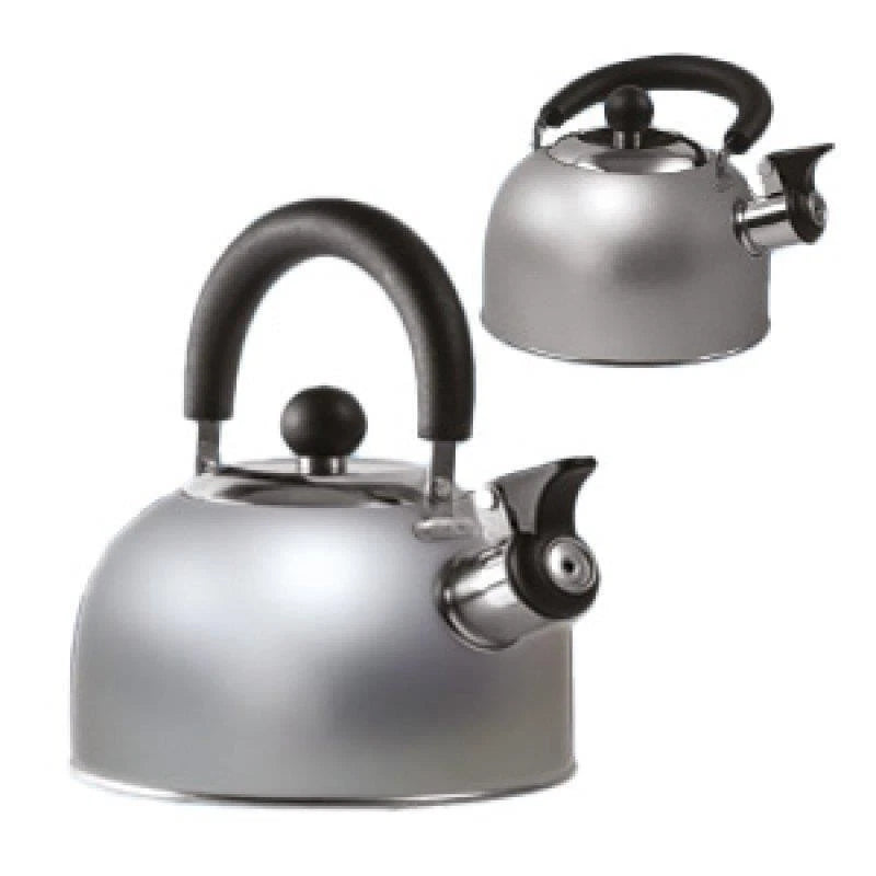 1.6L Chrome Whistling Kettle for Motorhome Camping (SU300)