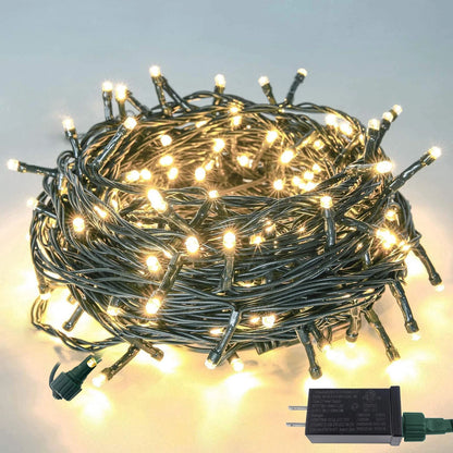 200 LED String Lights for Christmas Tree (Indoor/Outdoor)