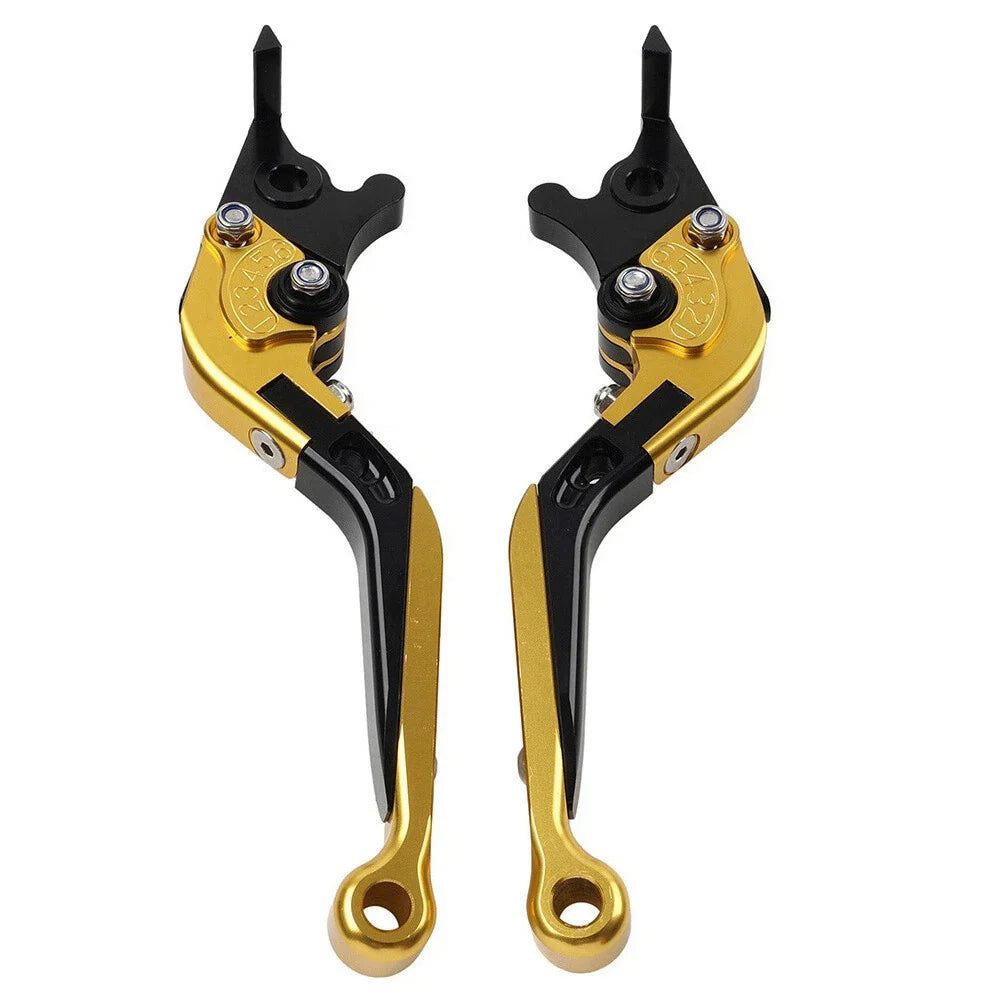 Extendable Brake Clutch Levers for Ducati Panigale 899 959 1199 1299 V2 (2013–2021) Gold