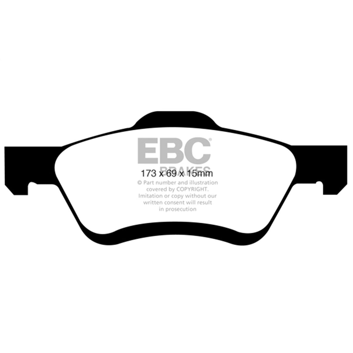 Set of 2 Brake Pads for Ford Escape, Mercury Mariner