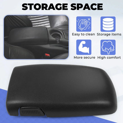 Console Door Lid Armrest #10421355 for Camaro Firebird (1997–2002) Ebony Black