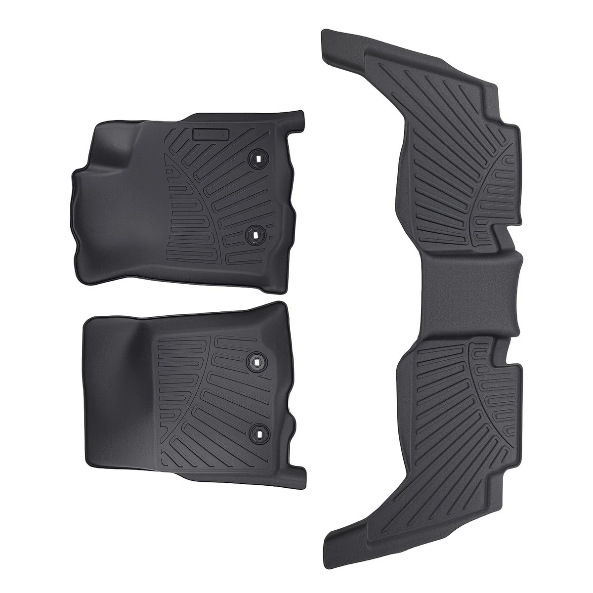 All Weather Floor Mats Liner for Toyota Tacoma Double Cab (2018–2023)