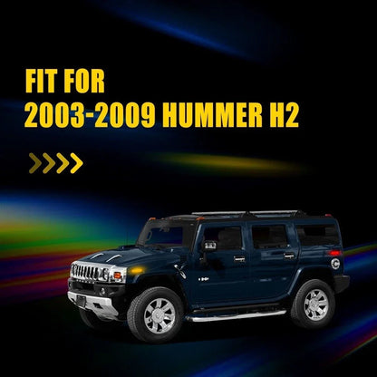 Set of 4 Smoked LED Side Marker Lights for Hummer H2 (2003–2009)