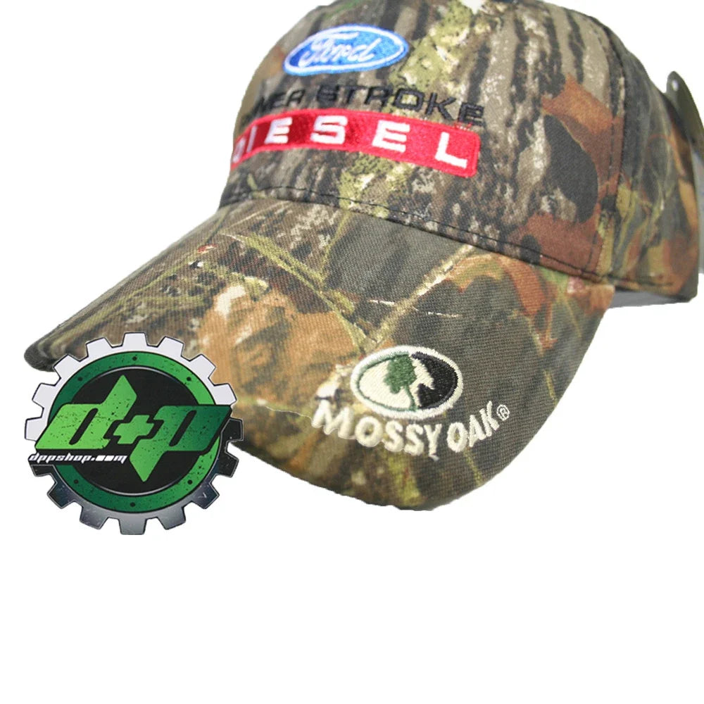 Mossy Oak Trucker Hat for Ford Powerstroke (Real Diesel)