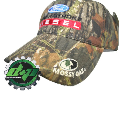 Mossy Oak Trucker Hat for Ford Powerstroke (Real Diesel)