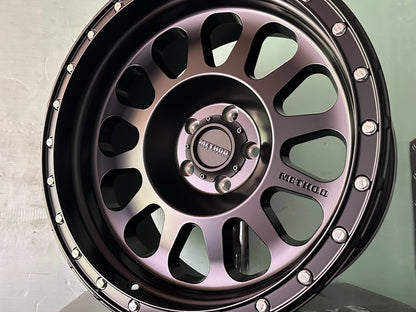 Set of 5 Method Wheels 315 20x10 for Jeep Wrangler & Gladiator (2007–2026) MR31521050518N
