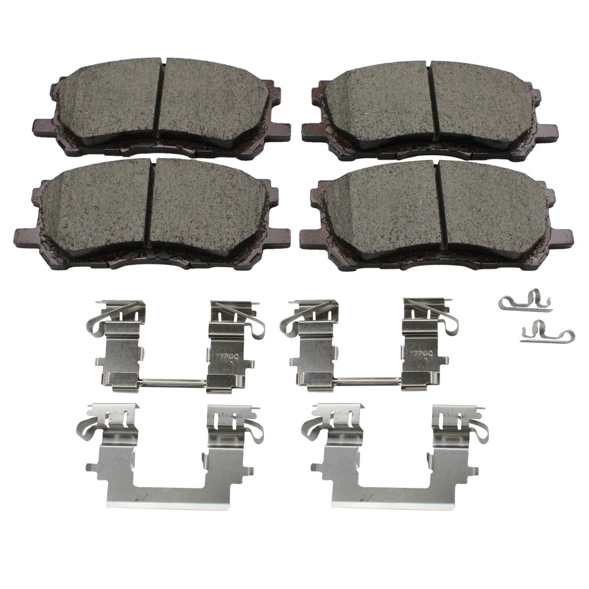 Set of 4 Akebono ProACT Front Ceramic Brake Pads for RX330 RX350 RX400h (2004–2007)