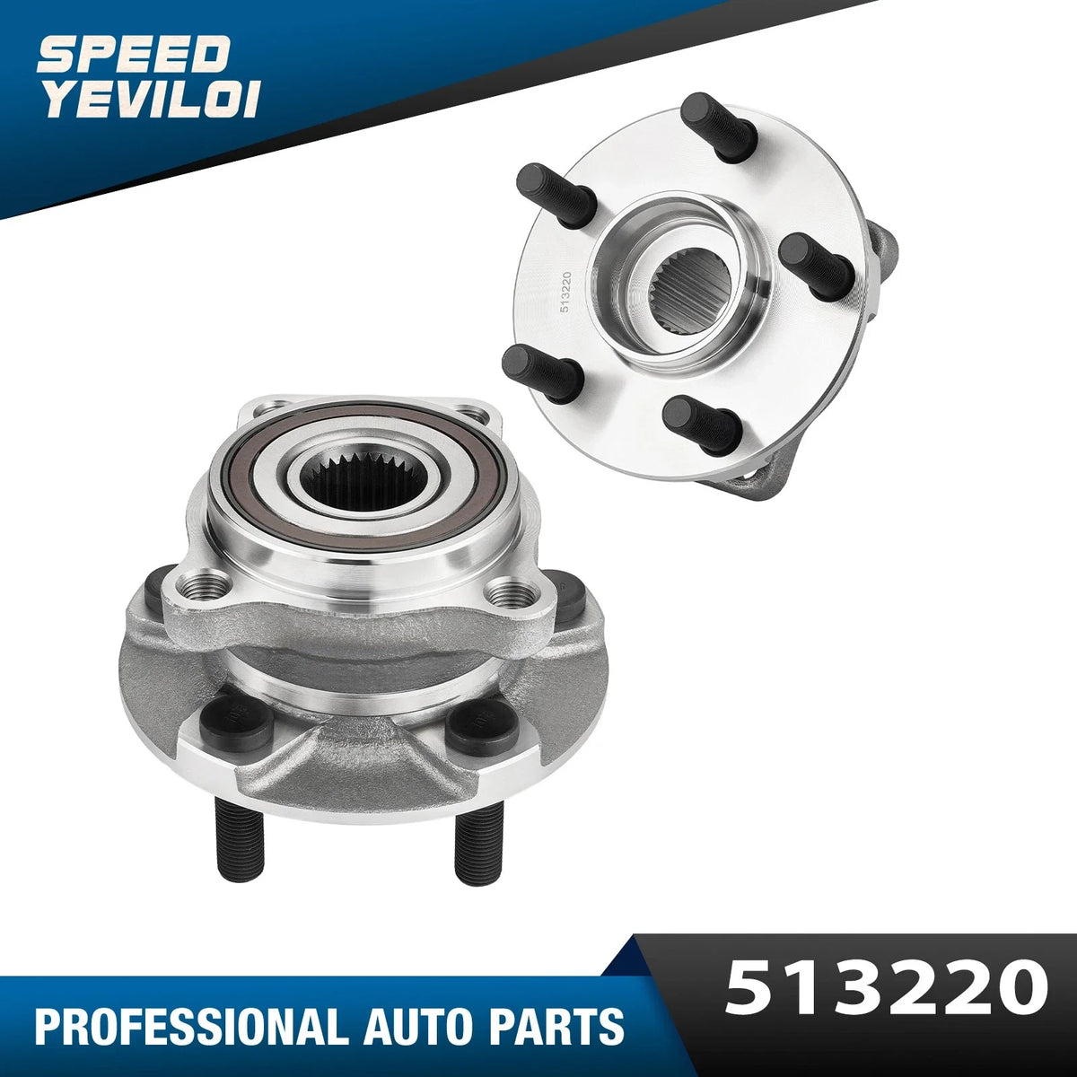 Set of 2 Front Wheel Bearing and Hub Assembly for 2008–2009 Subaru Legacy 3.0L