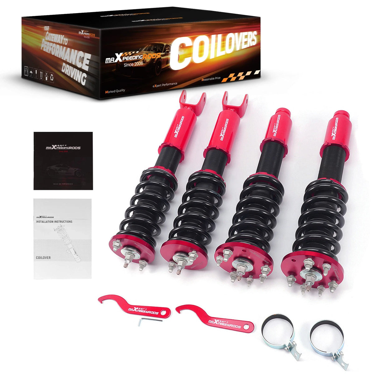 24 Way Adjustable Coilovers Lowering Kit for Honda Accord (2008–2012) SOW5TR