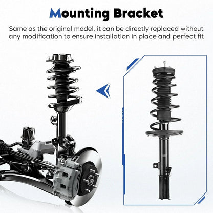 4X Shock Struts Assembly w/Coil Spring for Toyota Camry (2007–2011)