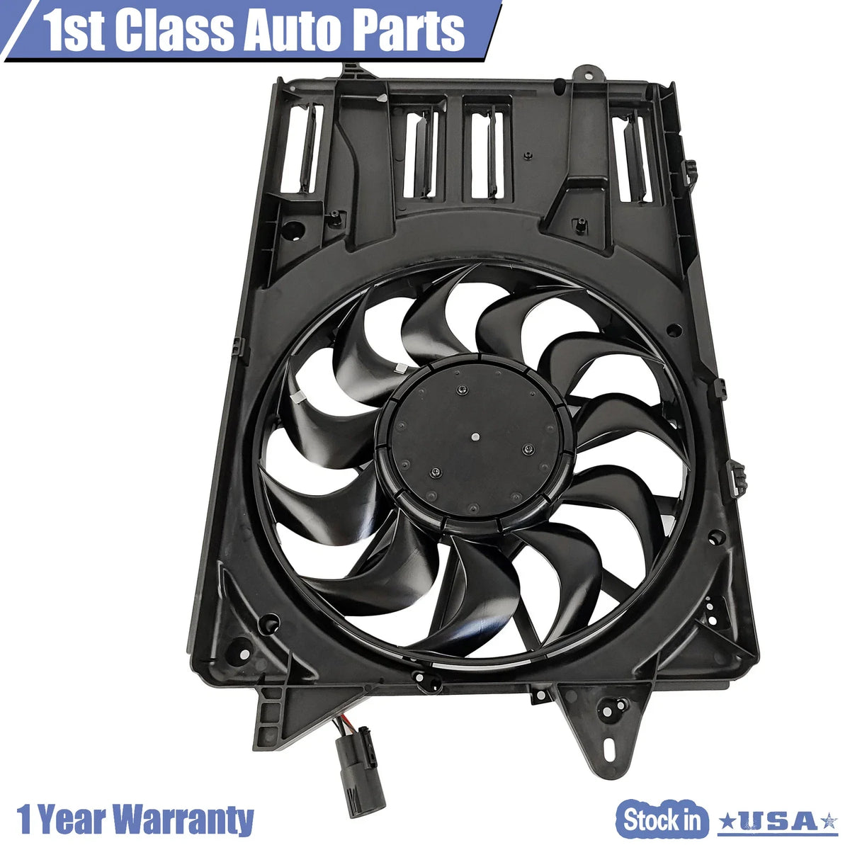 Radiator Cooling Fan Assembly for Chevy Malibu, Buick LaCrosse (2016–2020)