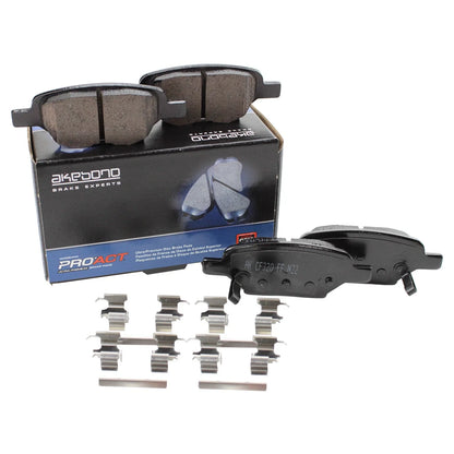 Rear ProAct Disc Brake Pads for Chevy Malibu HHR Pontiac G6 Saturn Sky (2004–2009)