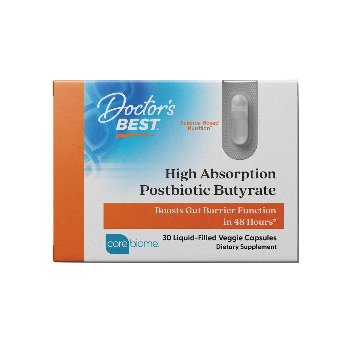 Postbiotic Butyrate for Doctor's Best (30 Count)