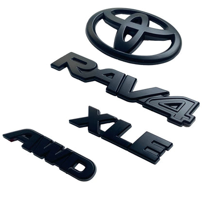 Overlay Rear Emblems Kit for Rav4 XLE AWD (2019–2025) PT948-42193-02