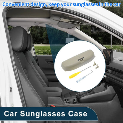 Sunglasses Case for Mercedes-Benz C Class (2015–2023) Eyeglasses Holder Beige