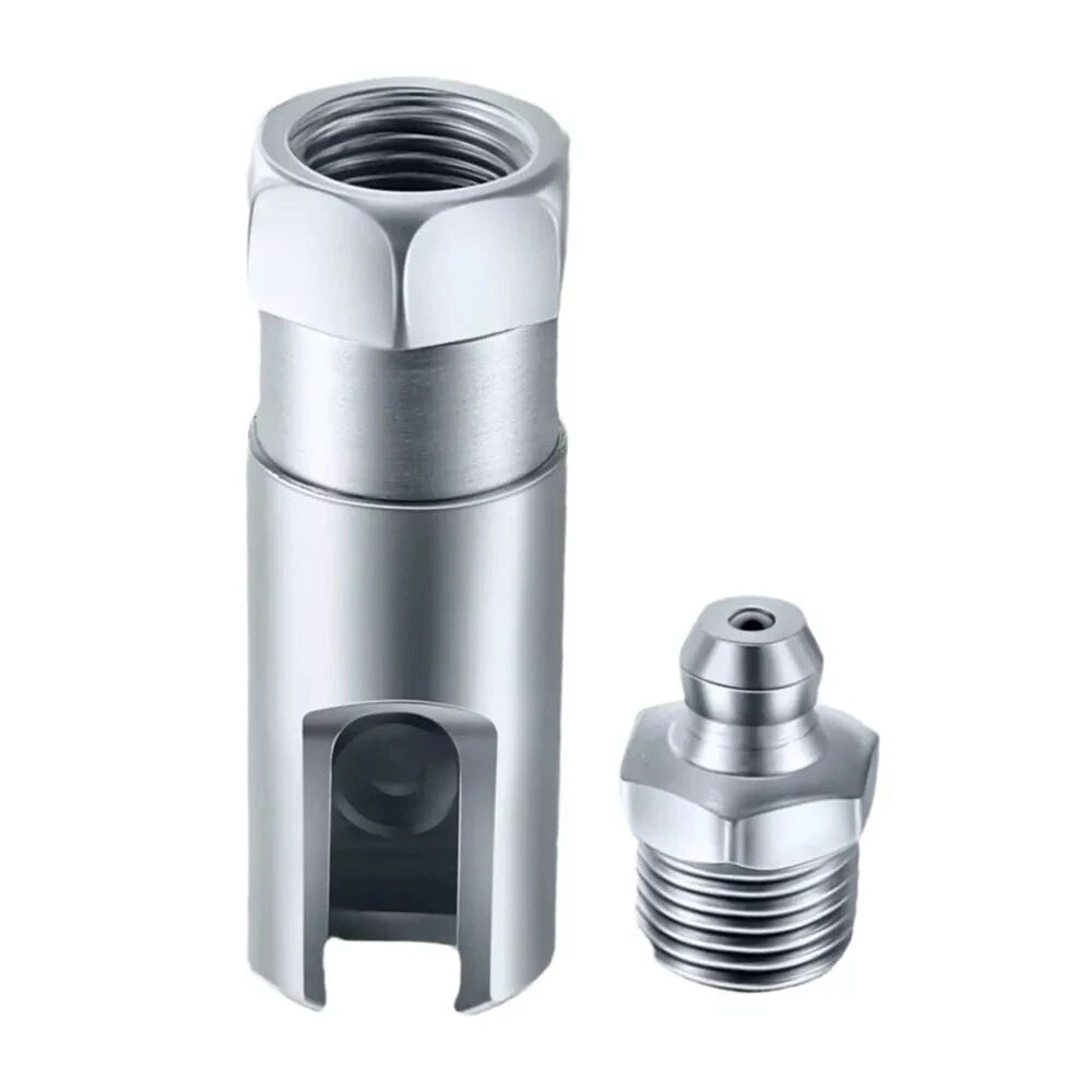 1/2PC Right-Angle 90-Degree Grease Coupler with 1/8 Inch NPT Threads