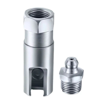 1/2PC Right-Angle 90-Degree Grease Coupler with 1/8 Inch NPT Threads