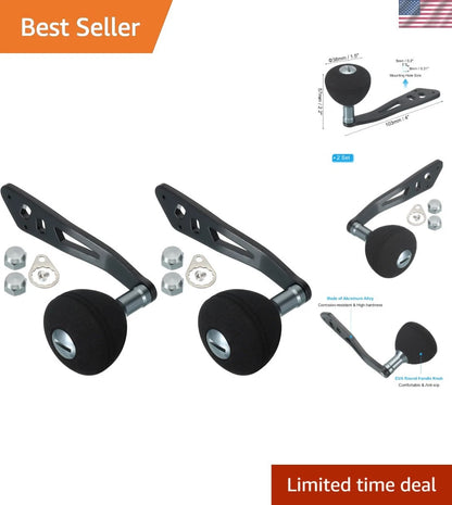 Fishing Reel Handle Replacement for Versatile Models (Corrosion Resistant)