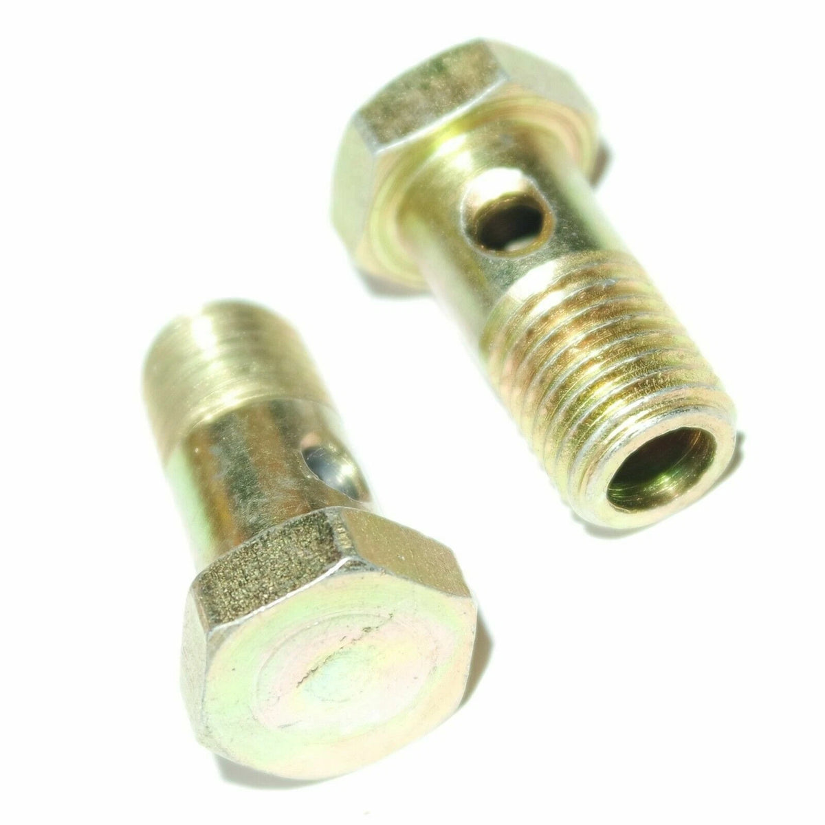 Set of 2 Banjo Bolt 18mm Long Steel for Ford Tractor