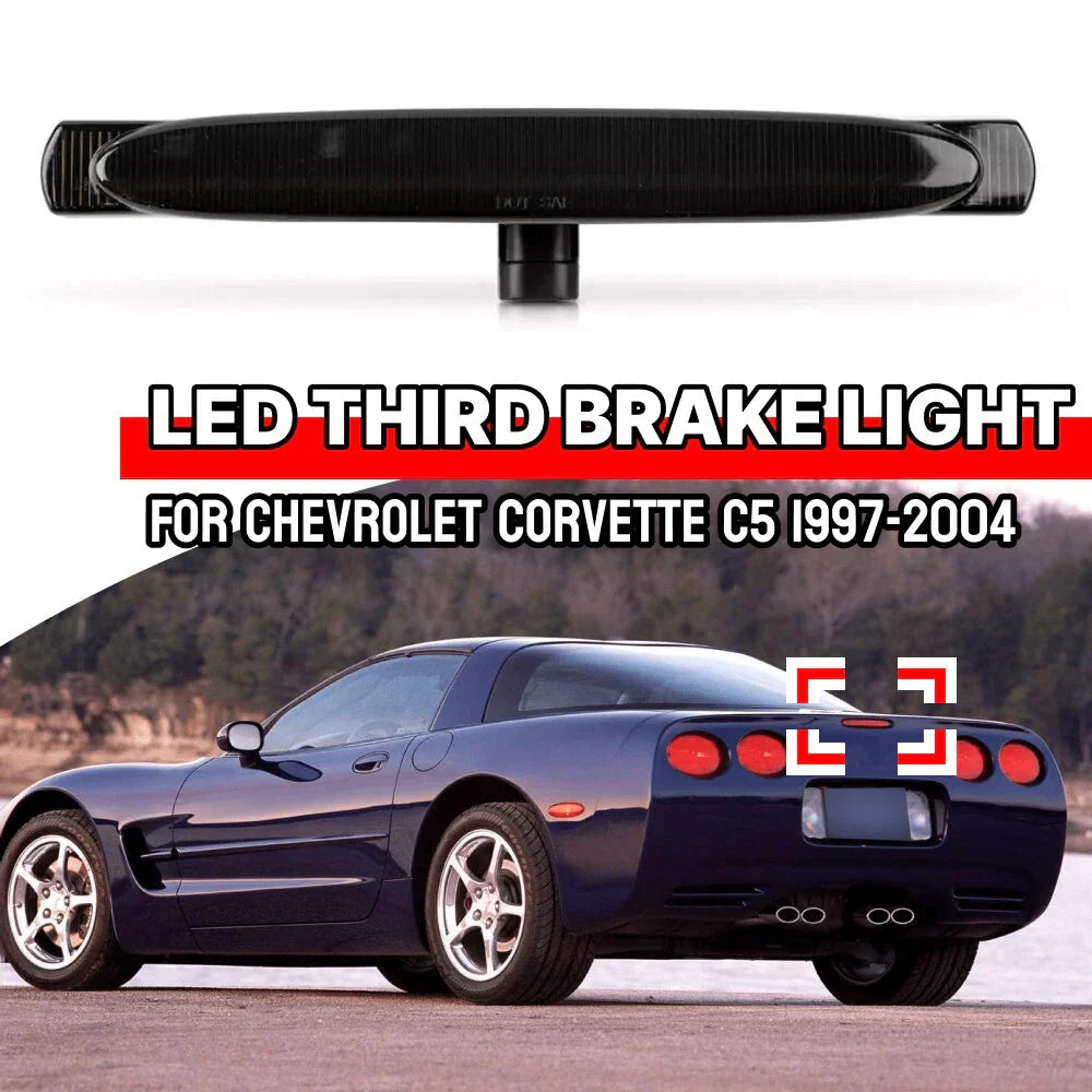 Smoke High-Level Brake Lamp Stop Tail Light for Chevrolet Corvette (1997–2004)