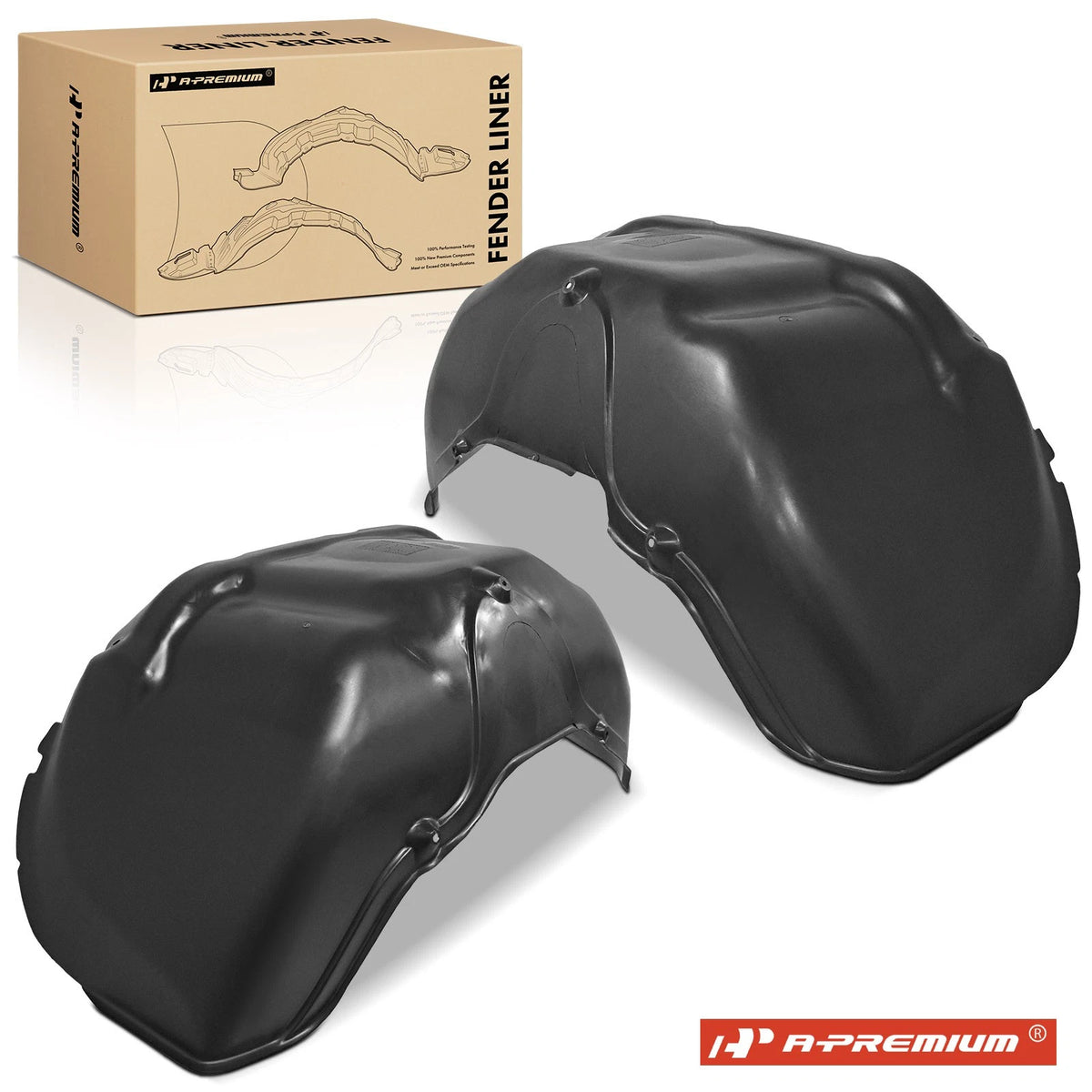 2X Inner Fender Liners for Dodge Ram 1500 94-01 Ram 2500 3500 (55346015, 55346014, CH1248103, CH1249103)