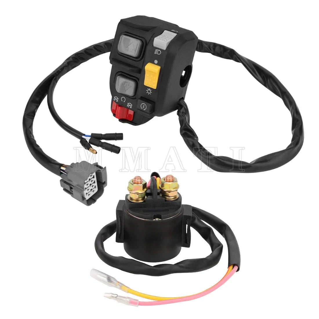 Handlebar Kill Switch & Starter Relay for Honda TRX250TE Recon 250 (2002–2004)