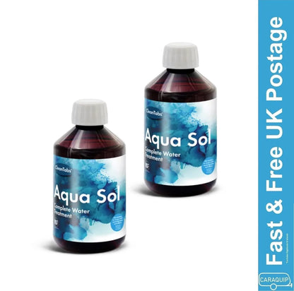 2X Clean Tabs Aqua Sol Water Cleaner for CL500 (300ml)