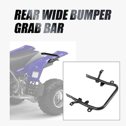Black Steel Rear Bumper Grab Bar for Yamaha Banshee 350 (1987–2006)