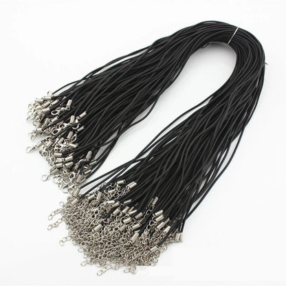 Leather String Chain Necklace Cords for DIY Jewelry Making