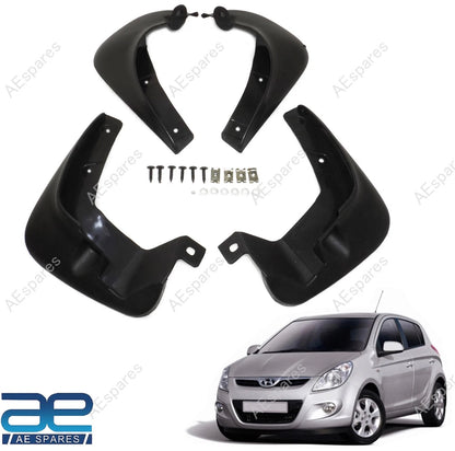 Mud Flap Set of 4 for Hyundai I20 (Old Model Type 1)