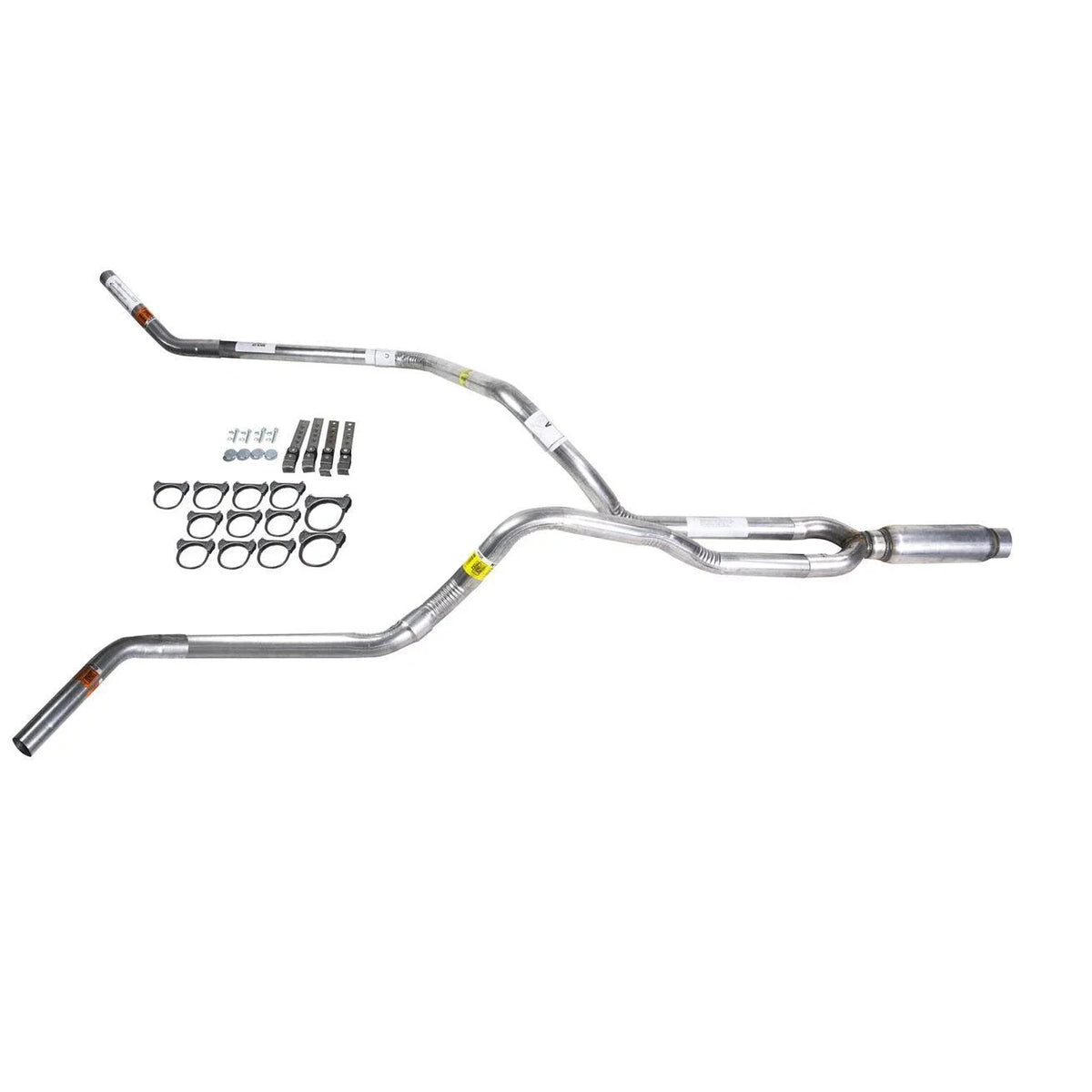 Dual Exhaust 2.5" Pipe Glass Pack Muffler for Silverado (1999–2006)