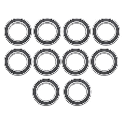 10Pcs 6010-2RS Deep Groove Ball Bearing for CNC (Pre-Lubricated)