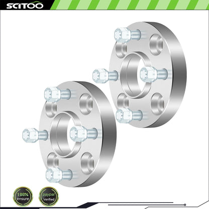 2Pcs Wheel Spacers 4x4.5 1" 12x1.25 for Infiniti G20, Nissan Sentra, 240SX