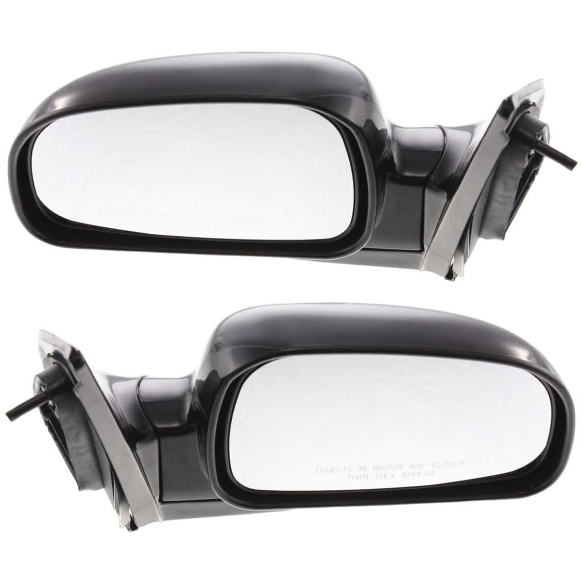Power Mirror Set for Hyundai Santa Fe (2005–2006) Manual Folding Paintable