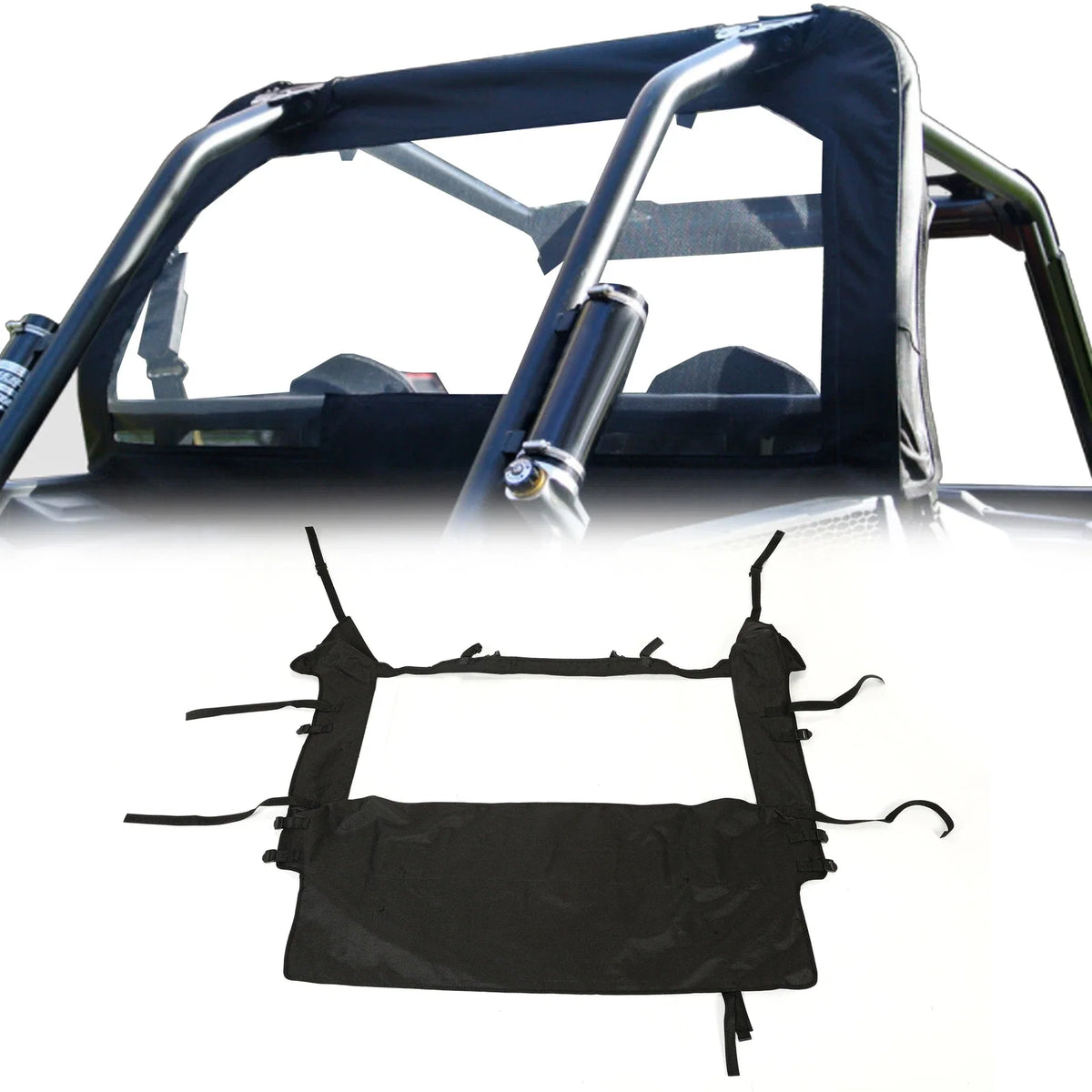 Rear Soft Window Windshield for Polaris RZR 900/1000 XP 4 Turbo (2014–2021)