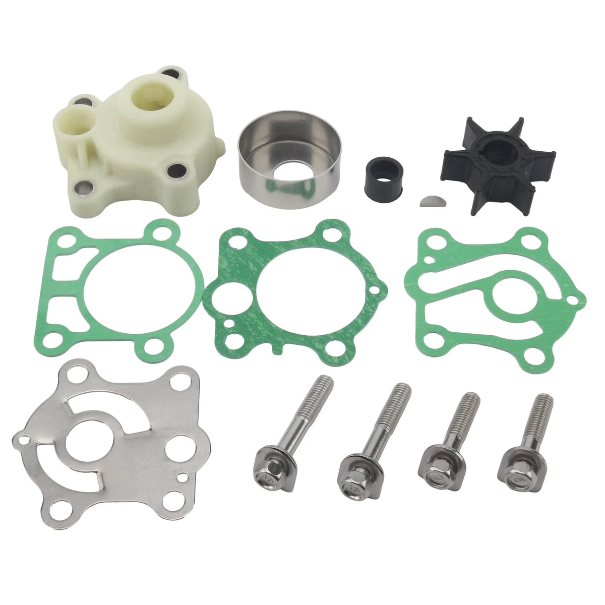 Water Pump Rebuild Service Kit for Yamaha Outboard (6J8-W0078-01, 6J8-W0078A1)