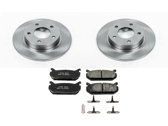 Rear Brake Pad and Rotor Kit for Mazda 626 (1993–1997) KG457ZS