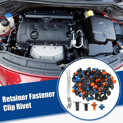 120 Pcs Retainer Fastener Clip Rivet Kit for Toyota 4Runner (2010–2023)