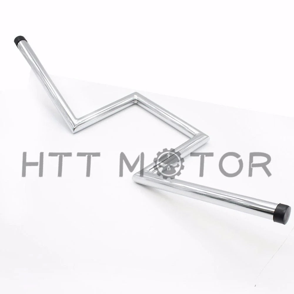8" Rise 4" Pullback Ape-Hanger Z-Bars for Harley XL Sportster Dyna