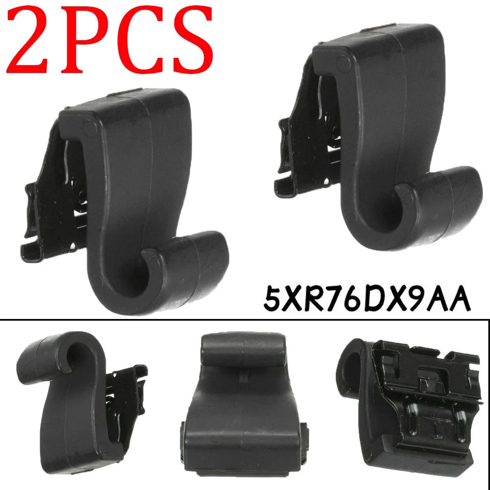 2X Door Sun Shade Hook Clip for Chrysler Pacifica Voyager (2017–2022)