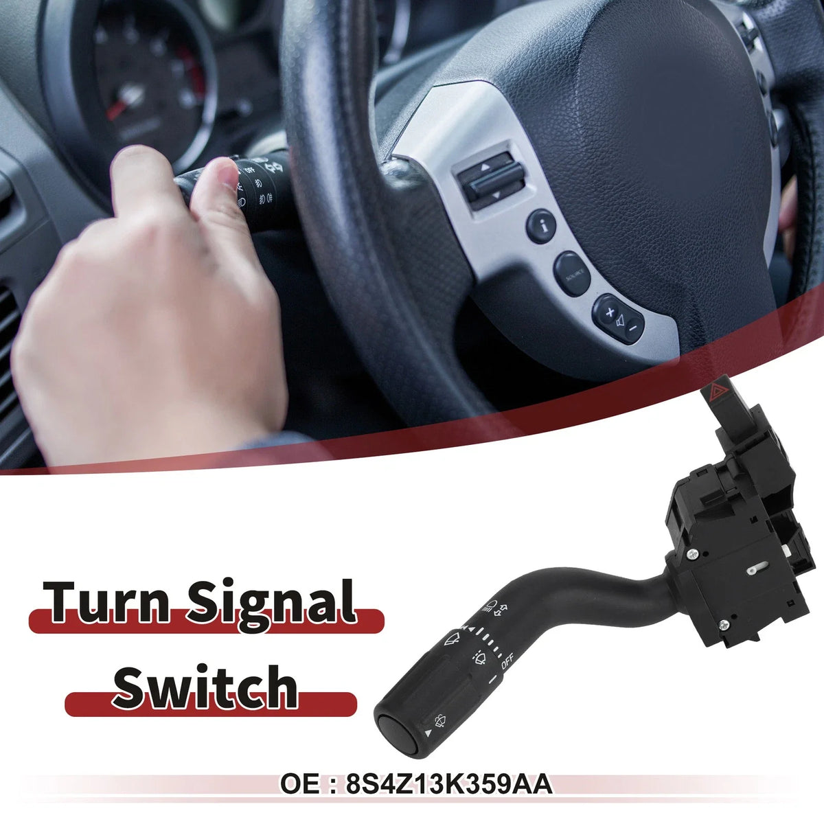 Turn Signal Switch Lever No. 8S4Z13K359AA for Ford Focus (2008)