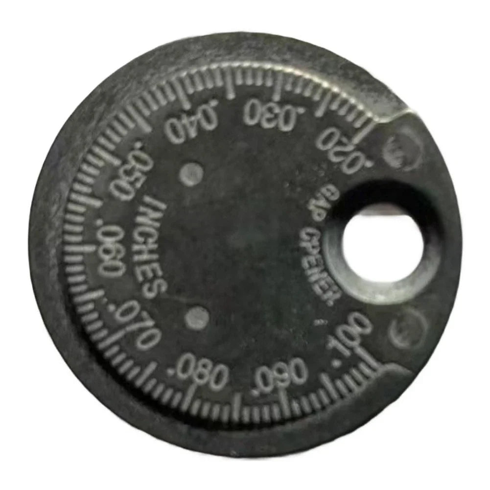 Metal Spark Gap Measuring Tool Coin Type Gauge for Universal Use (0.5–2.5 mm)
