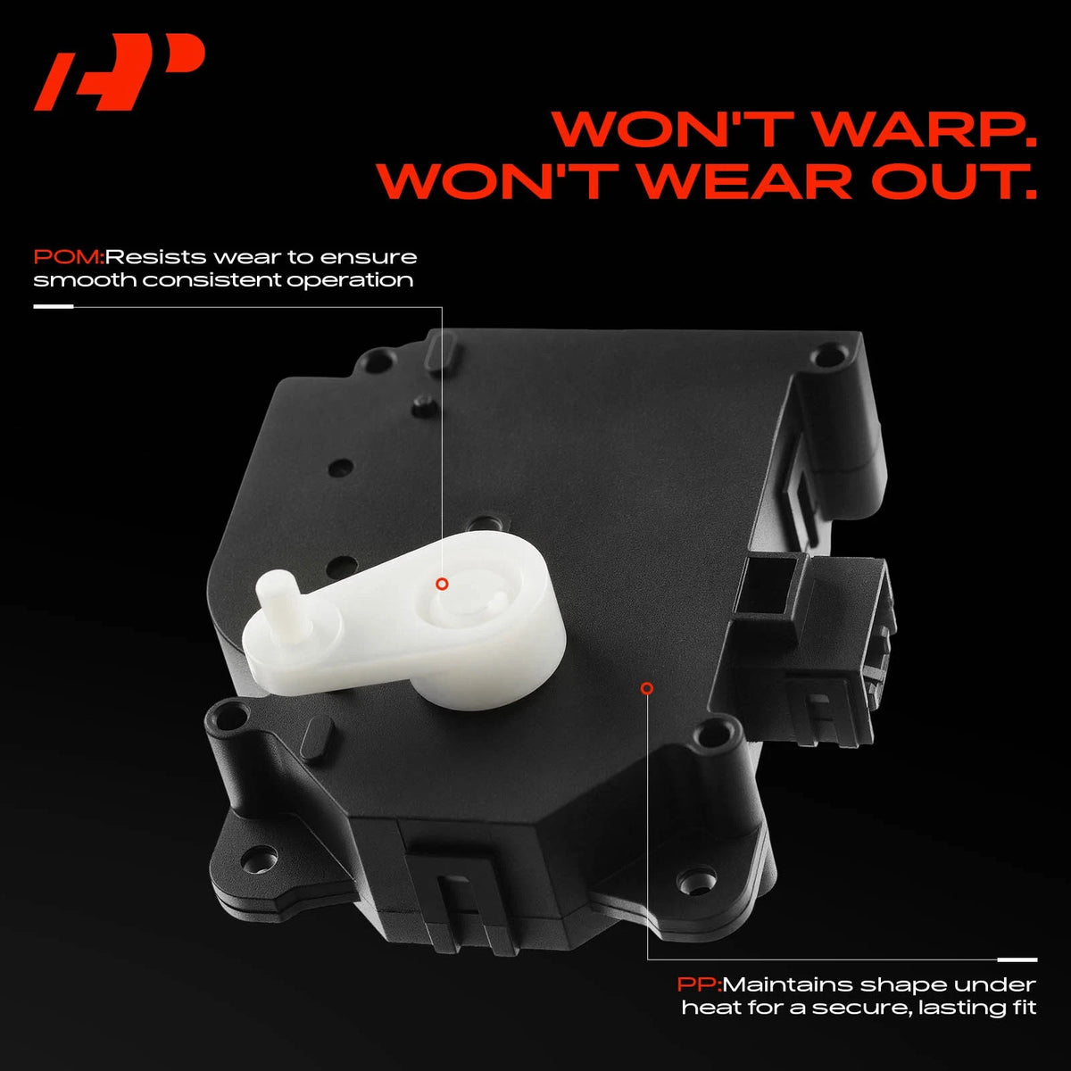 A-Premium A/C Blend Door Actuator for Toyota Corolla Matrix (2003–2008) 87106-02020, 604-905